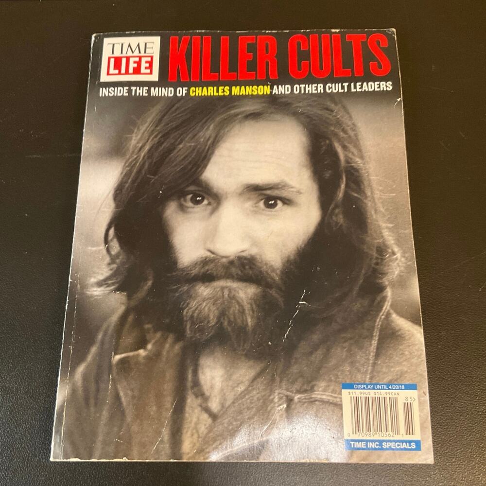 Time Life Killer Cults Magazine Charles Manson True Crime Special Issue